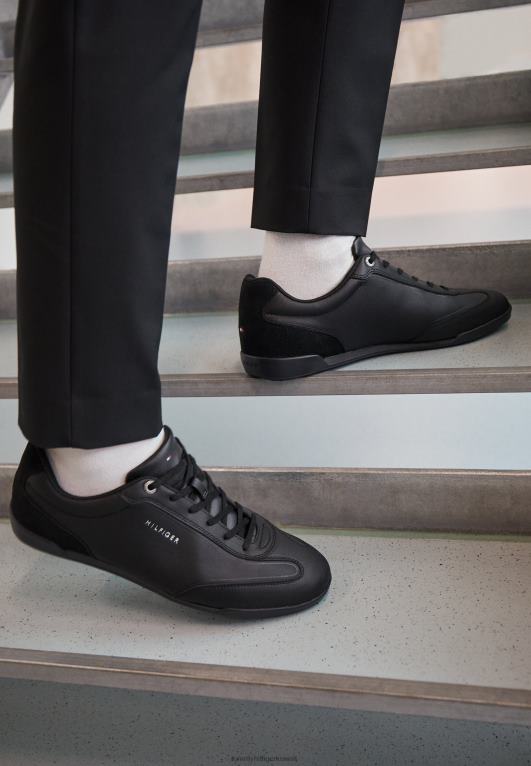 أسود Tommy Hilfiger المدربين المحترفين الحديثين 446447735