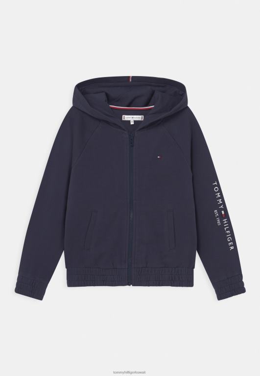 البحرية الشفق Tommy Hilfiger سويت شيرت بسحاب أساسي من خلال هوديي بسحاب 446447739