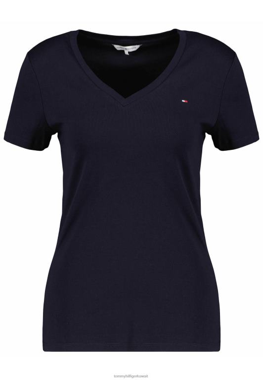 البحرية Tommy Hilfiger تي شيرت أساسي 446447765