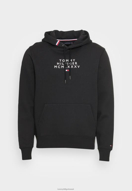 أسود Tommy Hilfiger هوديي جرافيك 446447769