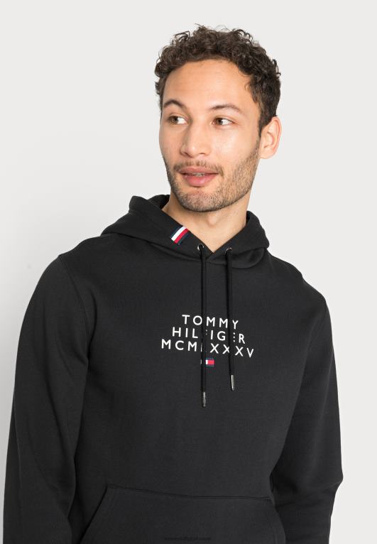أسود Tommy Hilfiger هوديي جرافيك 446447769