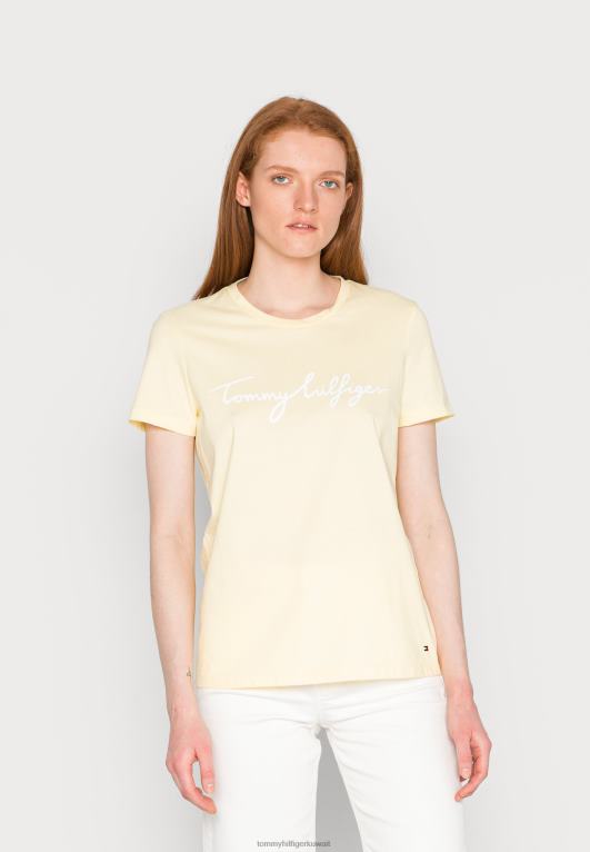 خلطة ليمون Tommy Hilfiger تي شيرت برقبة دائرية وطبعة جرافيك 446447771