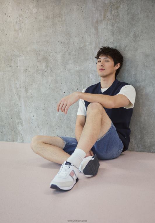 أبيض Tommy Hilfiger مدربو علم العداء الأساسي 446447787