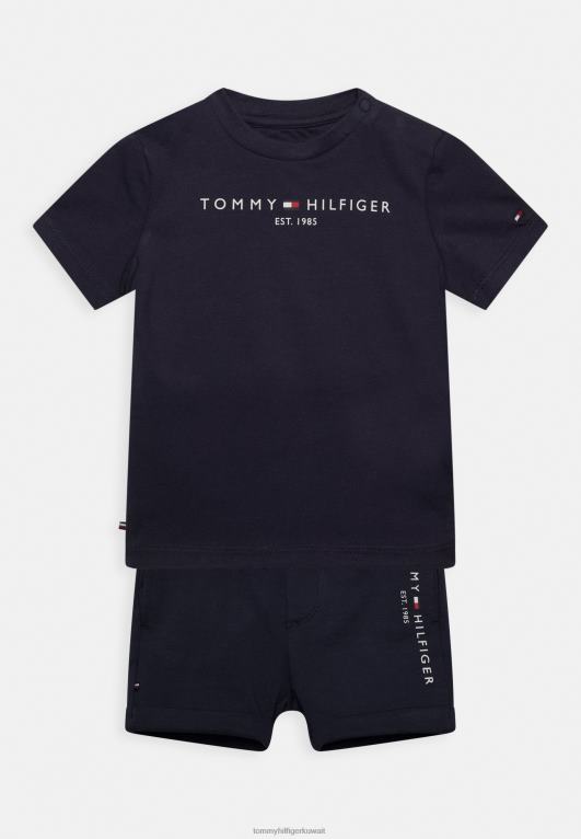 البحرية الشفق Tommy Hilfiger مجموعة السراويل الأساسية للأطفال 446447806