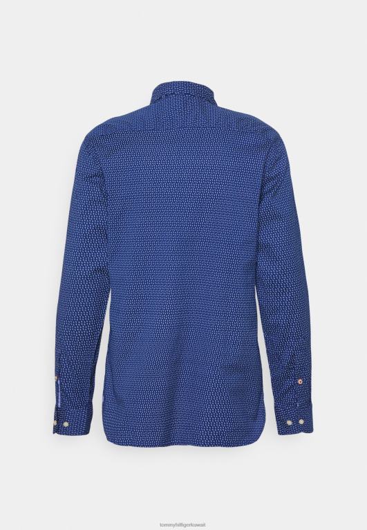 أزرق بحري كربوني/أزرق منسم Tommy Hilfiger قميص صغير ناعم 446447818