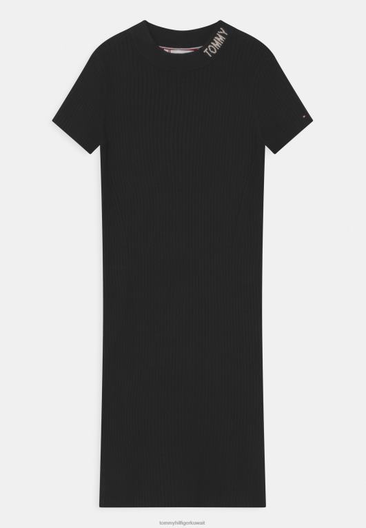 أسود Tommy Hilfiger فستان ميدي فستان البلوز 446447836