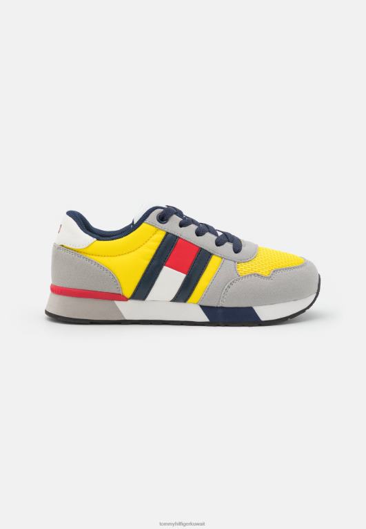 رمادي/أصفر Tommy Hilfiger المدربون 446447845