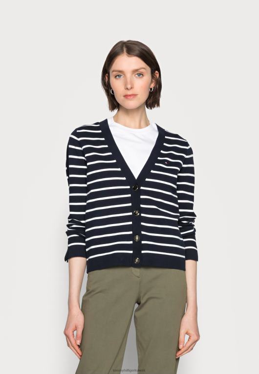 أزرق Tommy Hilfiger سترة زر 446447846