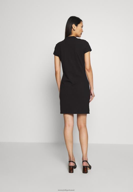 أسود Tommy Hilfiger فستان نحيف لباس اليوم 446447861
