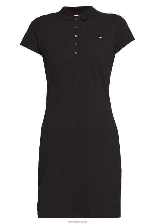 أسود Tommy Hilfiger فستان نحيف لباس اليوم 446447861