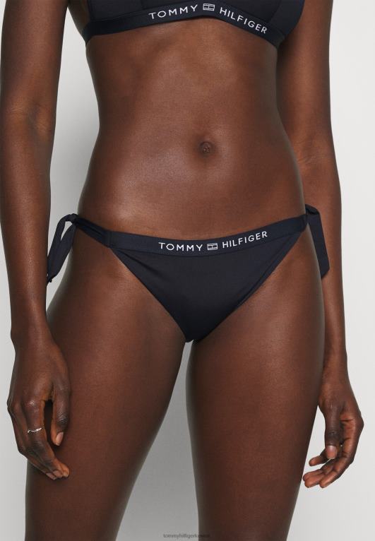 سماء الصحراء Tommy Hilfiger جزء سفلي من البيكيني ذو شعار صلب وربطة جانبية 446447863