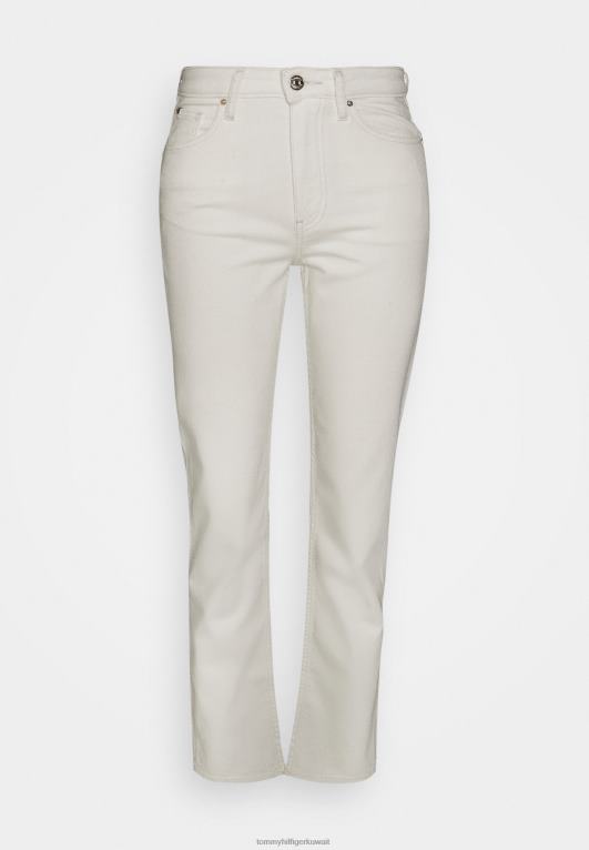 بيج فاتح Tommy Hilfiger جينز كلاسيكي جديد بأرجل مستقيمة 446447873