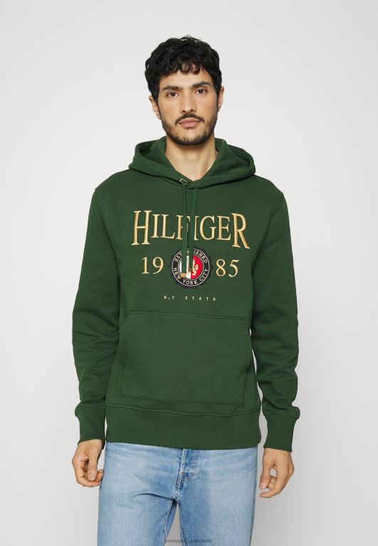 غابة وطنية Tommy Hilfiger كنزة بغطاء رأس بشعار أيقونة 446447880