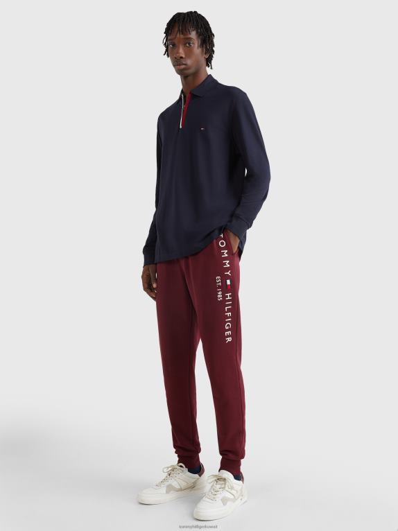 سماء الصحراء Tommy Hilfiger قميص بولو بسحاب وأكمام طويلة 44644789