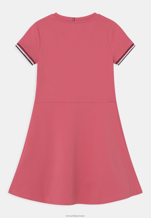 البطيخ العميق Tommy Hilfiger فستان جيرسي مخطط عالمي 446447915