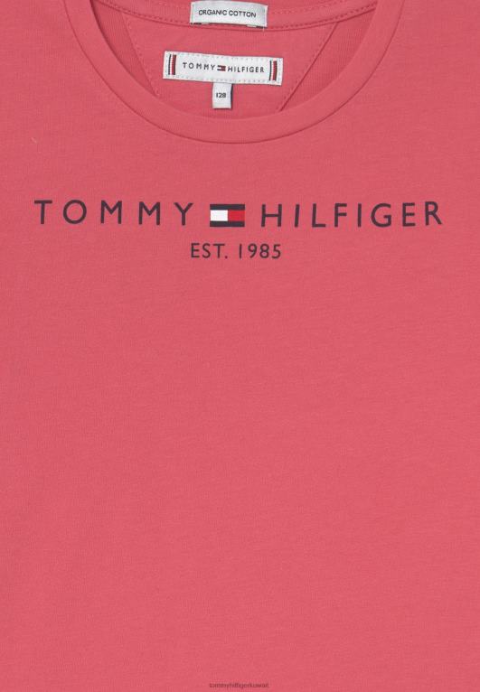 البطيخ العميق Tommy Hilfiger تي شيرت بطبعة تي شيرت أساسية 446447918