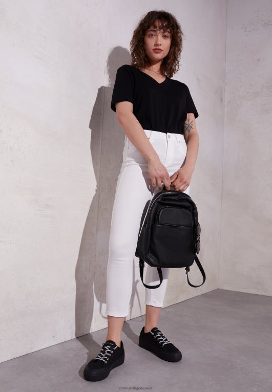 أسود Tommy Hilfiger المدربين المسطحة للشركات 446447927