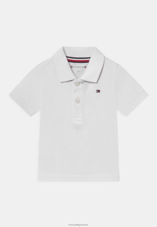 أبيض Tommy Hilfiger قميص بولو ملون للأطفال 446447934