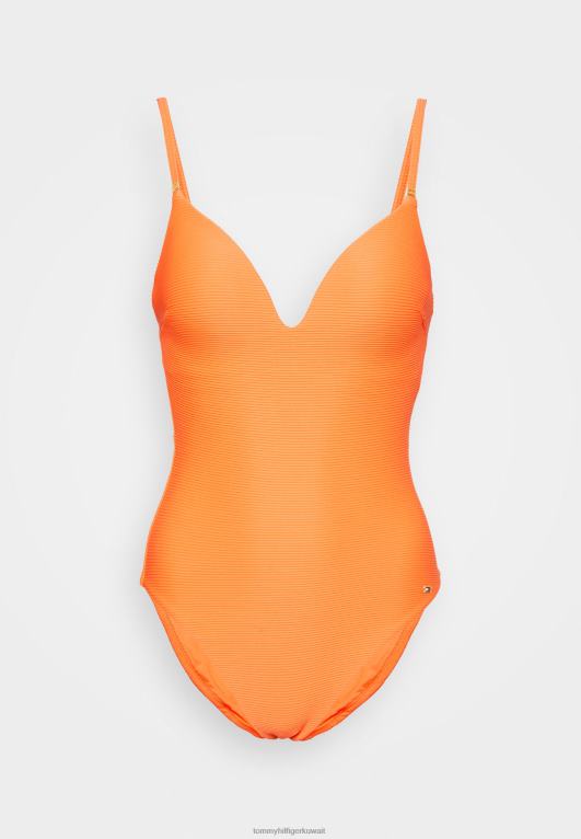 هاواي المرجانية Tommy Hilfiger كوب مصبوب لملابس السباحة قطعة واحدة 446447964