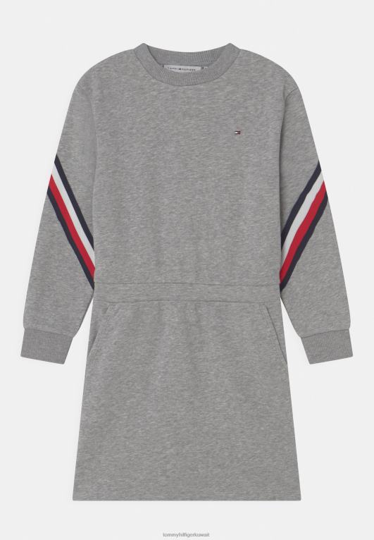 هيذر رمادي فاتح Tommy Hilfiger اللباس الشريط العالمي اللباس اليوم 446447965