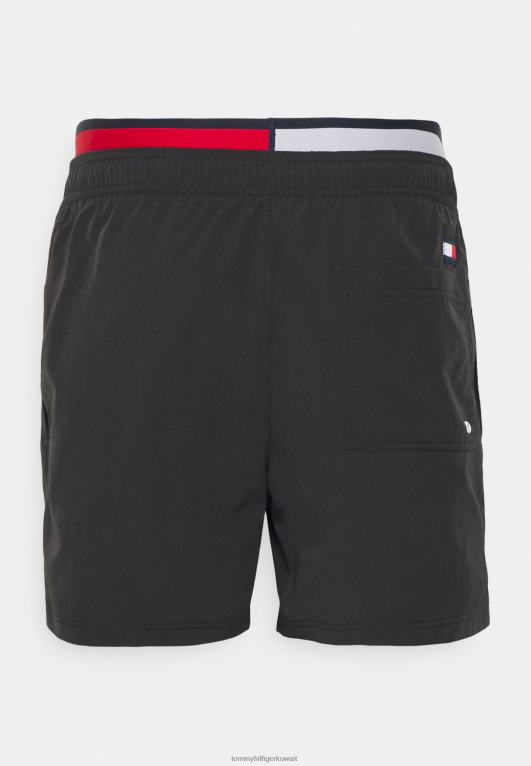 أسود Tommy Hilfiger شورت سباحة برباط متوسط 446447966