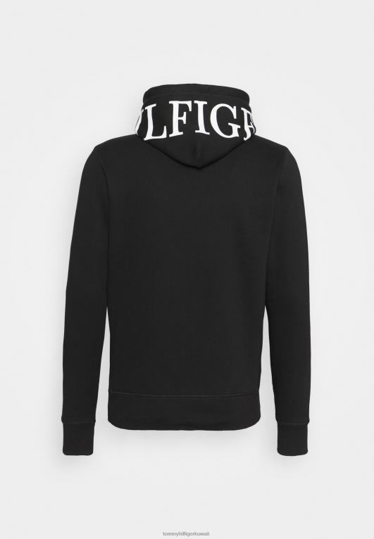 أسود Tommy Hilfiger الشعار على هوديي هوديي 446447976