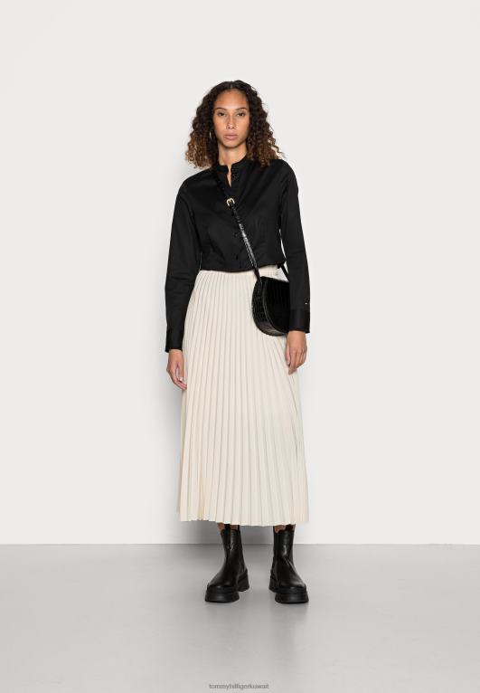 أسود Tommy Hilfiger تمتد بلوزة مكشكش ضئيلة 446447977