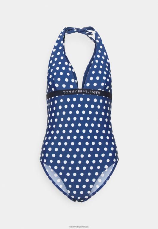 أزرق غامق Tommy Hilfiger الرسن ملابس السباحة قطعة واحدة 446447987