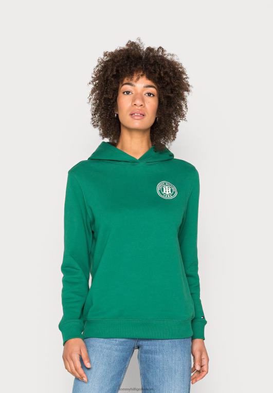 الزمرد الاستوائي Tommy Hilfiger سترة هوديي دائرية عادية 446447988