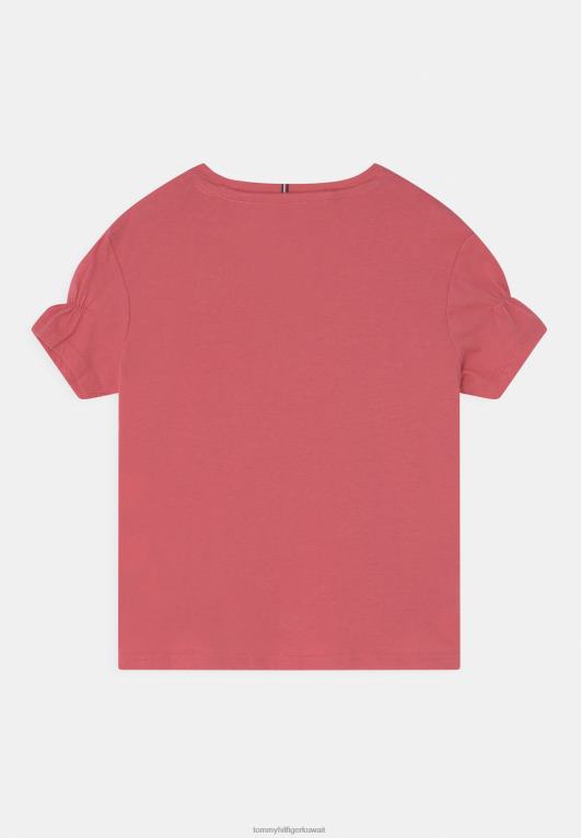 البطيخ العميق Tommy Hilfiger تيشيرت بطبعة علم القلب 446447992