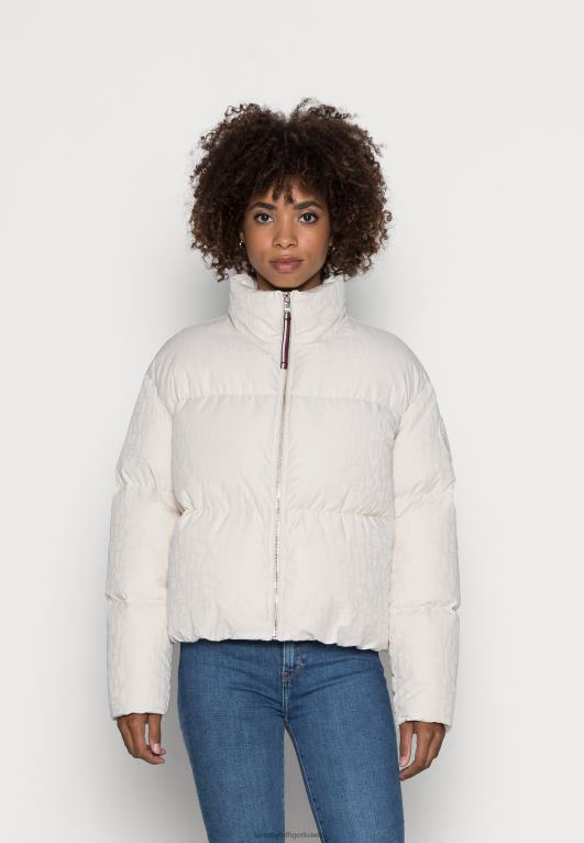 جاكار محكم إكرو Tommy Hilfiger جاكار منتفخ أسفل سترة 446448026