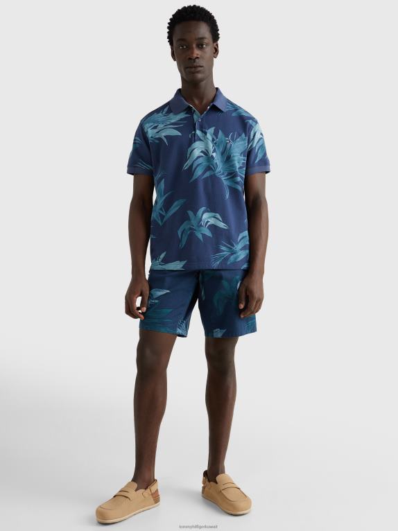 سماء الصحراء/متعددة Tommy Hilfiger بولو طباعة شجرة النخيل 44644803