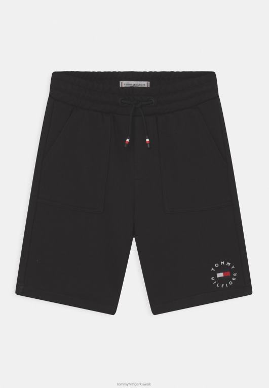 أسود Tommy Hilfiger شورت تراث للجنسين 446448030
