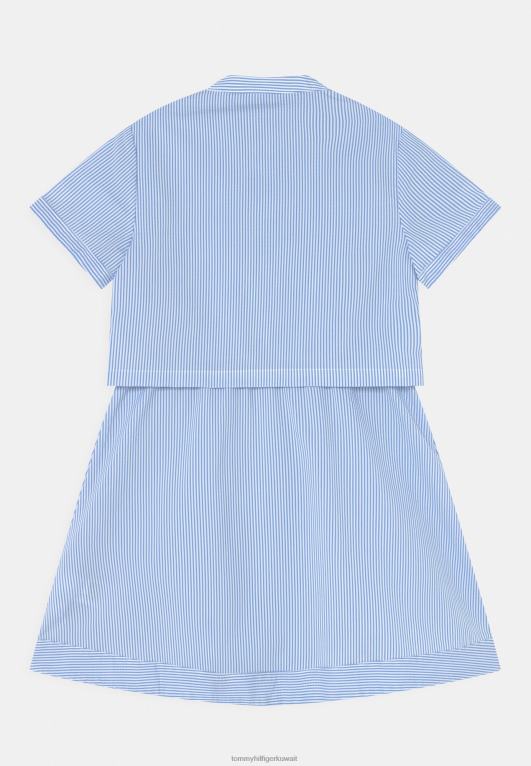 الأزرق الهادئ Tommy Hilfiger قميص فستان 446448041