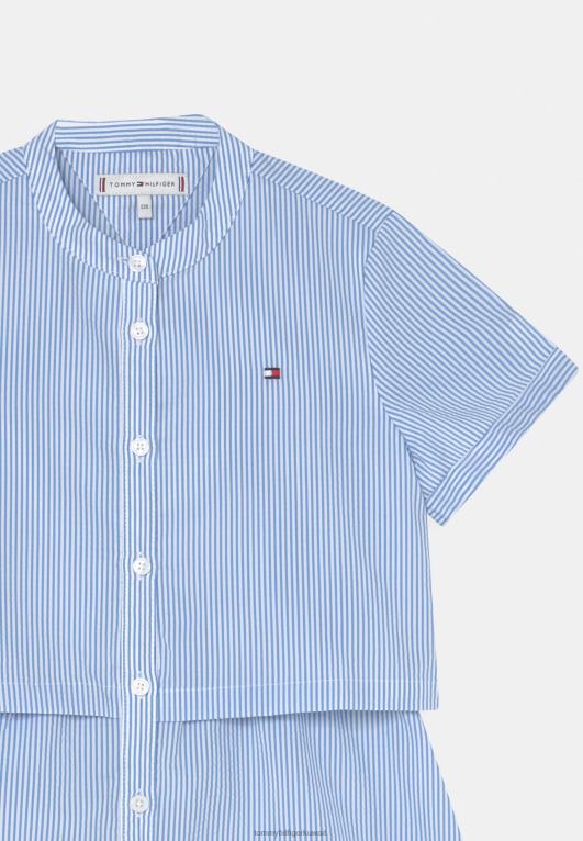 الأزرق الهادئ Tommy Hilfiger قميص فستان 446448041