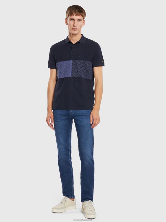 سماء الصحراء Tommy Hilfiger ديوالي لوحة مونوغرام بولو 44644804