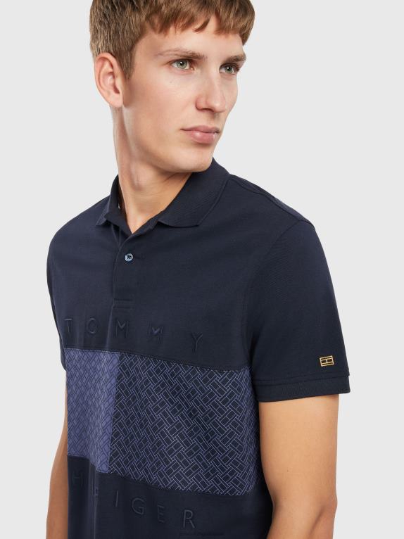 سماء الصحراء Tommy Hilfiger ديوالي لوحة مونوغرام بولو 44644804