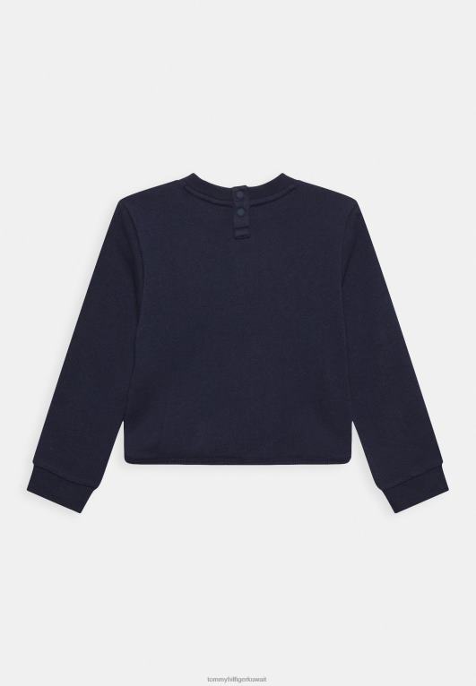 البحرية الشفق Tommy Hilfiger سترة طاقم القلب 446448081