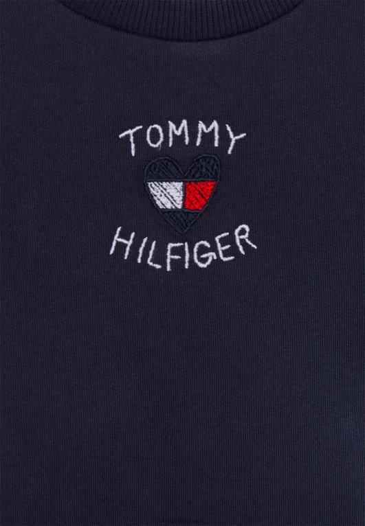 البحرية الشفق Tommy Hilfiger سترة طاقم القلب 446448081