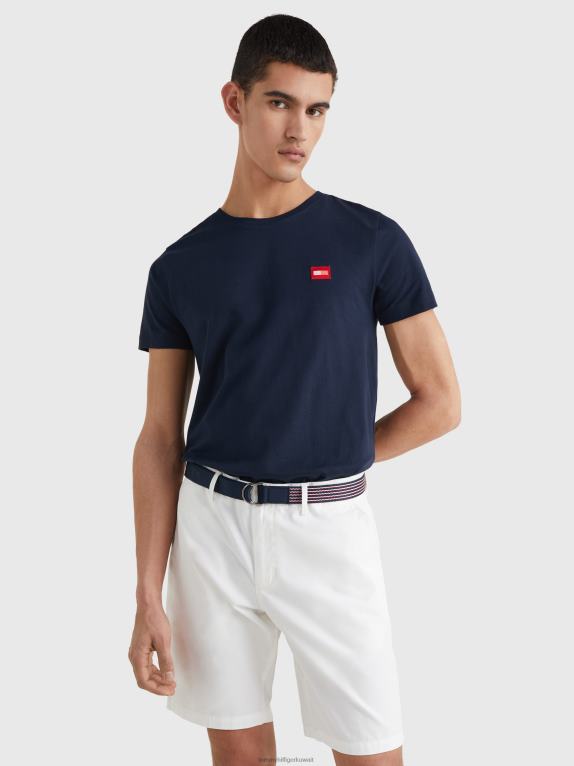 سماء الصحراء Tommy Hilfiger تيشيرت من القطن العضوي بعلم متباين 44644808