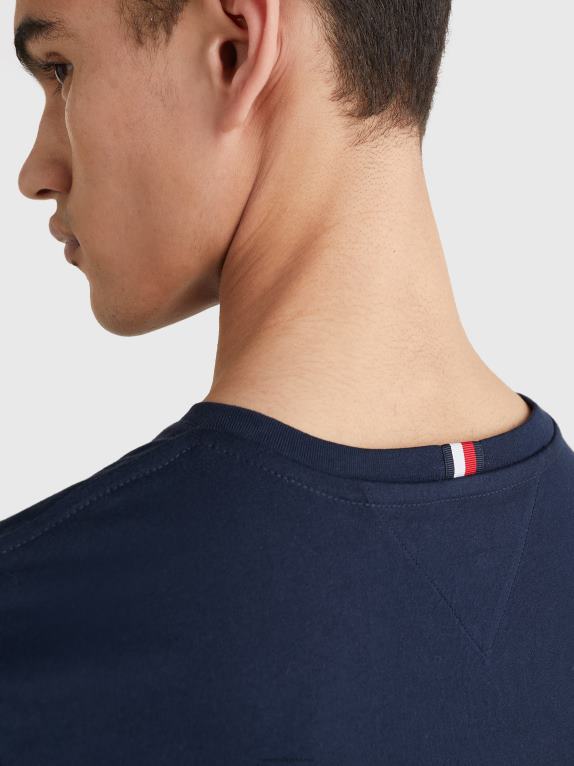 سماء الصحراء Tommy Hilfiger تيشيرت من القطن العضوي بعلم متباين 44644808