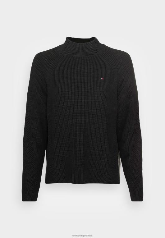 أسود Tommy Hilfiger سترة هايانا وهمية 446448098