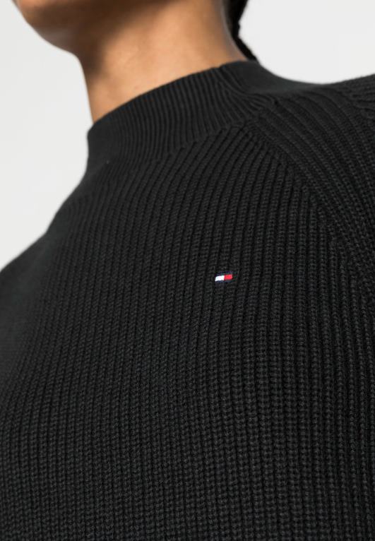 أسود Tommy Hilfiger سترة هايانا وهمية 446448098