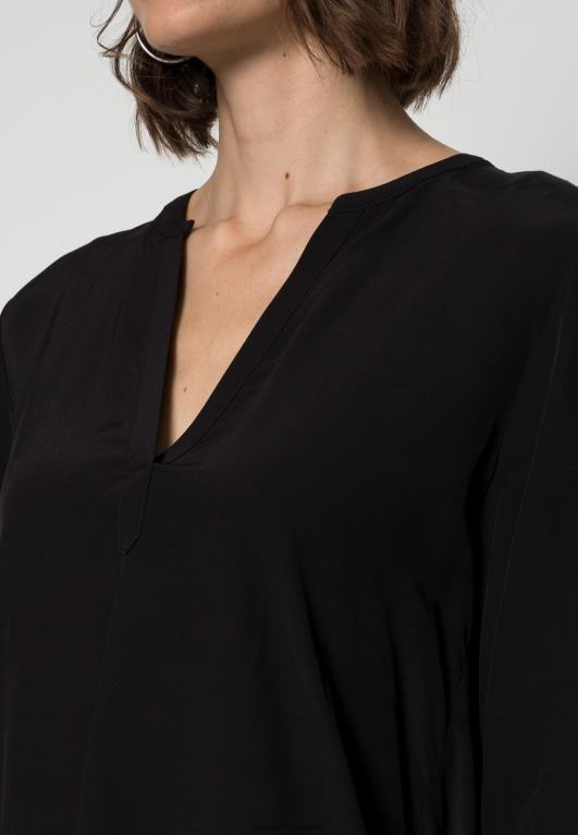 أسود Tommy Hilfiger بلوزة بلوزة صلبة 446448125