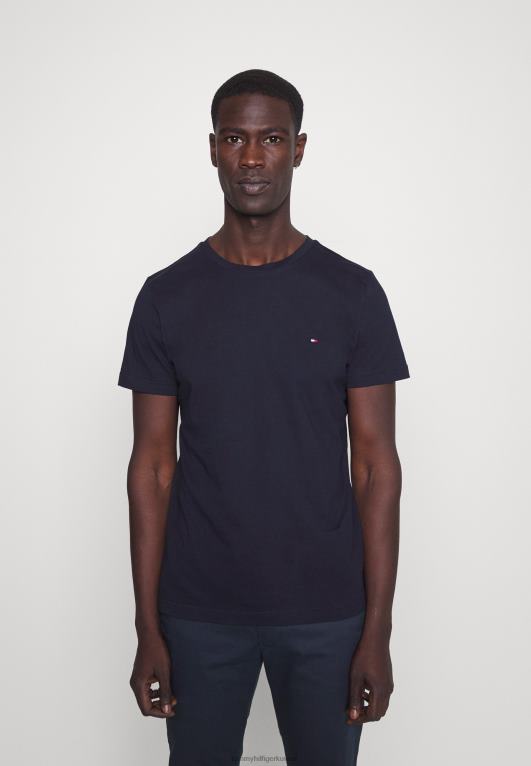 سماء الصحراء Tommy Hilfiger تي شيرت بطبعة شعار خلفي من شركة كورب 446448129