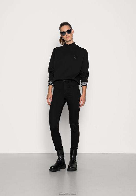 أسود Tommy Hilfiger سترة وهمية مريحة 446448135