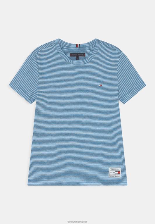 سباق القوارب الأزرق Tommy Hilfiger تي شيرت بطباعة شريط جاسبي 446448144