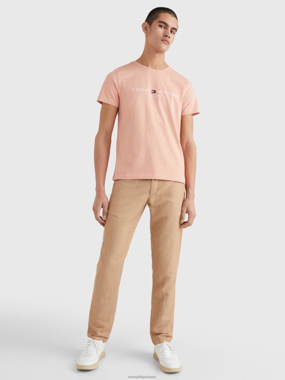 جوافة Tommy Hilfiger تي شيرت من القطن العضوي بقصة ضيقة 44644816