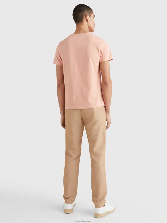 جوافة Tommy Hilfiger تي شيرت من القطن العضوي بقصة ضيقة 44644816