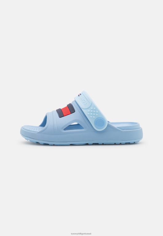 أزرق فاتح Tommy Hilfiger شرائح حمام سباحة مريحة للجنسين 446448174